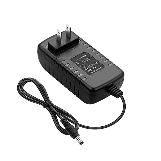 BestCH 4FT Cable Ac Dc Adapter Compatible with Timex Decorative XBBU Dual Alarm Clock Light T128BC3 T128BX