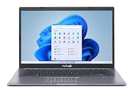 ASUS VivoBook 14 D415UA-EK088T Laptop 35,5 cm (14 Zoll, Full HD, 1980x1080, matt) Notebook (AMD R5-5500U, 8GB RAM, 512GB SSD, AMD Radeon Graphics, Win10H) Indie Black