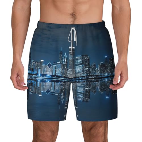 Short de bain respirant Chicago pour homme idéal pour le surf