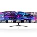 Gawfolk 44,5 Zoll Curved Gaming Monitor 200Hz DQHD 5120x1440 UltraWide PC Bildschirm 1500R Gaming Bildschirm, VA, Eingebauten Lautsprechern, Adaptive Sync, 2X DP 1.4, 2X HDMI 2.1, PBP/Pip