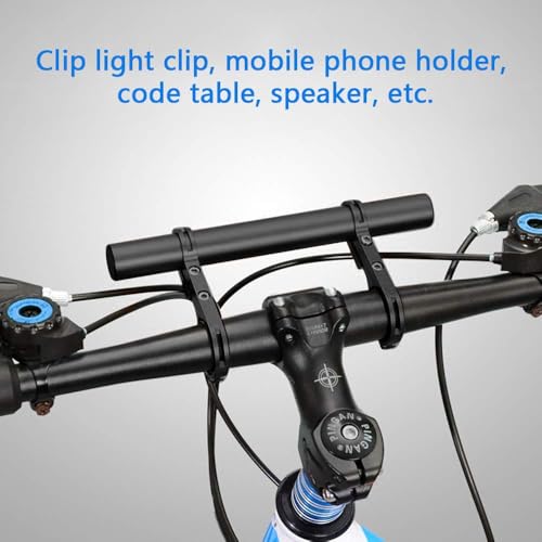 1 Stück - Fahrradlenker Verlängerung - Aluminium Legierung Lenkerhalterung - fahrradlenker erweiterung - Für Lenker unter 32mm - Ideal für Taschenlampen, Smartphones, GPS