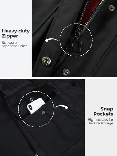 Veste de pluie imperméable légère et compacte avec capuche