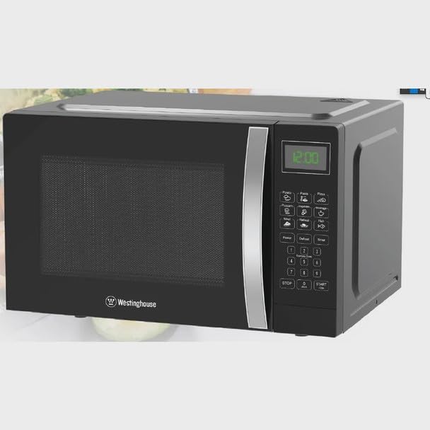 WESTINGHOUSE 1.50 CU FT DIGITAL MICROWAVE BLACK