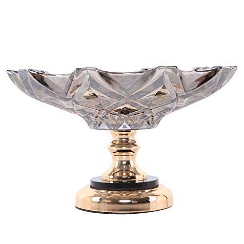Bfrth Statues Decor Statues Collectibles Glass Fruit Plate Living Room Coffee Table Fruit Candy Plate Tabletop Dining Table Decoration #TOP30