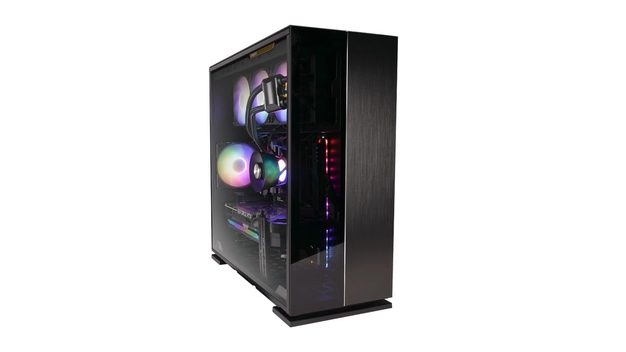 IN WIN IW-315BLK-1AL120 Caja de Torre Media ATX de Aluminio y Vidrio Frontal