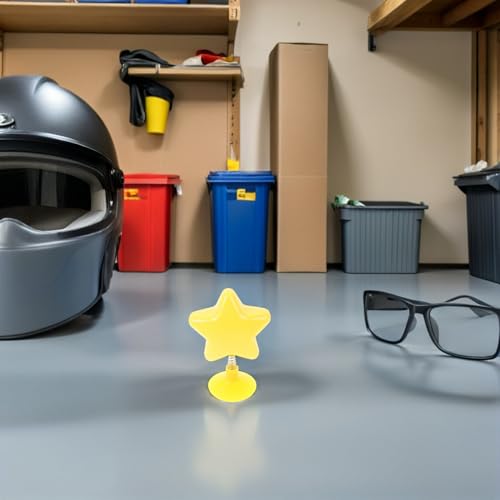 Decoración de casco resistente al clima TOYANDONA pack de 8 estrellas con muelle 6