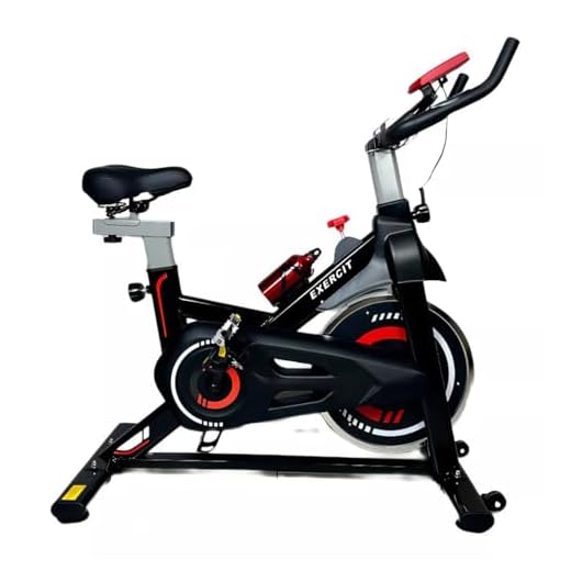 Bicicleta Ergométrica Spinning Exercit Es-08 Preta e Vermelha