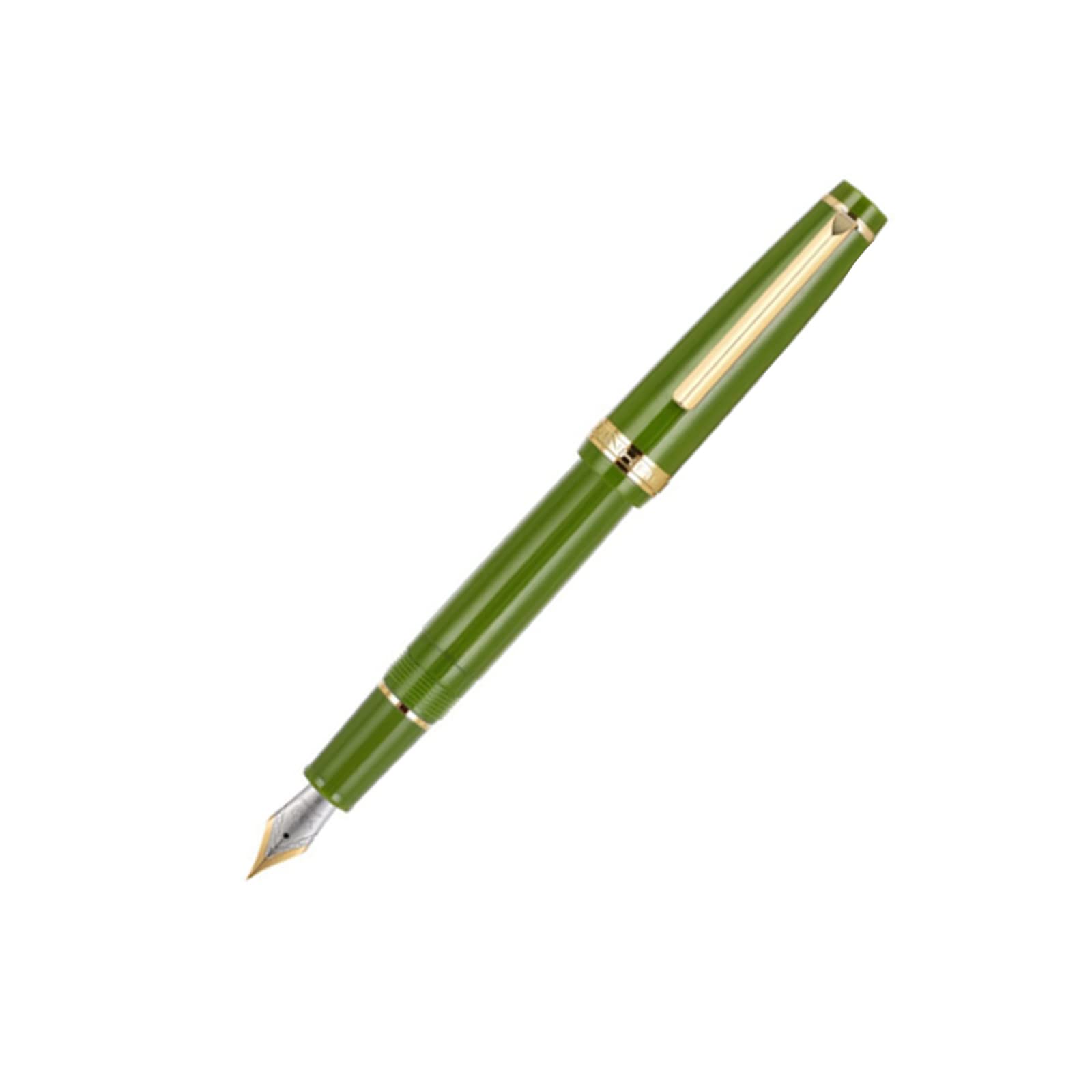 WANSUPYIN Deep Green Acrylic Fountain Pen W/onverter F 0.5mm Nib Writing Pen b