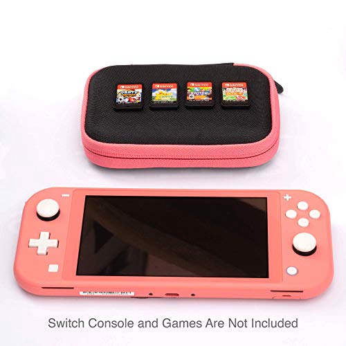 Butterfox 32 Switch Game Case For Nintendo Switch, Switch Game Card Storage Holder Or Sd Memory Card Case (Coral Pink/Black) #TOP2