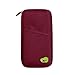 Produktbild Kartentasche Kartenhalter Unisex Reisepasshülle Multifunktions Kreditkartenetui ID-Halter Aufbewahrungsbox Organizer Geldbeutel - Weinrot