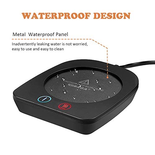 Vobaga Coffee Mug Warmer&Cup Warmer For Office Desk Use, Electric Beverage Warmer With Three Temperature Settings, Coffee Warmer Plate For Cocoa Tea Water Milk With Auto Shut Off After 4 Hours #TOP4