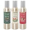 YANKEE CANDLE Holiday Favorites 3 Pack Concentrated Room Sprays Balsam Cedar Christmas Cookie Sparkling Cinnamon