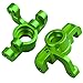 FriHobby Aluminum Front Spindle and Carrier Set for 1/10 Losi Tenacity All: Steering Knuckles & C-Hubs for Tenacity TT Pro 4WD SCT/DB Pro Lasernut U4 Upgrades, Replaces LOS234018 (Green)