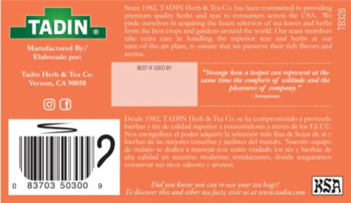 Tadin Shavegrass Herbal Tea, Caffeine Free, 24 Tea Bags Per Box, Pack Of 6 Boxes Total #TOP1