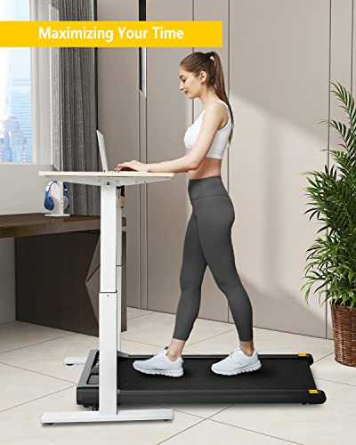 Notius Walking Pad Treadmill Under Desk-Under Desk Treadmill For Office Home,2 In 1 Desk Treadmill Space Saving With Treadmill Mat,Remote Control,Led Display. #TOP5