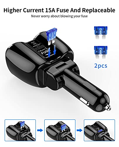 [2023 Upgraded] Cigarette Lighter Splitter, Superone 180W 2-Socket Cigarette Lighter Adapter With Dual Qc3.0 And 20W Pd Usb C Car Charger Splitter For Gps/Dash Cam/Laptop/Ipad/Iphone 14/13/12/11 #TOP7