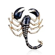 Material : Insect scorpion brooch pin is make by premium and environmental alloy and rhinestone,sturdy and durable.Tiny brooch pin is light weight just 10g,comfortable to wear. Unique Design : Inspired and fabulously detailed, A perfect mixture of od...