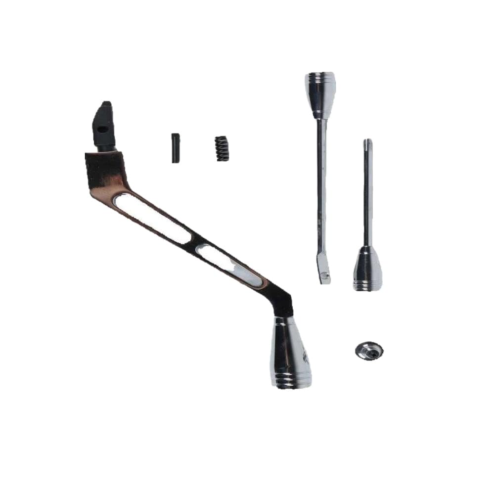 Qbvhaepy Onecolor Polished Billet Aluminum Column Shifter Lever Turn Hazard Tilt Compatible With 1967-1994 Vehicles