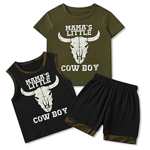 Image of Baby Boys Daddy's Best Buddy 3PCS Outfit Set Romper Camouflage Pants with Hat