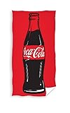 Toalla de playa Coca cola - Botella clásica - Toalla de playa - Algodón - Medidas 70 x 140 cm