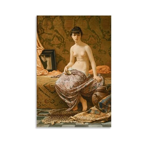 Art mural figure féminine néoclassique Elihu Vedder 1881 poster