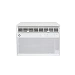 GE AWCS08WWA Window Air Conditioner, Wi-Fi Enabled, Energy-Efficient Cooling for Medium Rooms up to 350 sq ft, Easy Install Kit, Control Using Remote or Smartphone App, New 8,000 BTU, White