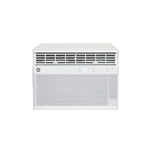 GE AWCS08WWA Window Air Conditioner, Wi-Fi Enabled, Energy-Efficient Cooling for Medium Rooms up to 350 sq ft, Easy Install Kit, Control Using Remote or Smartphone App, New 8,000 BTU, White