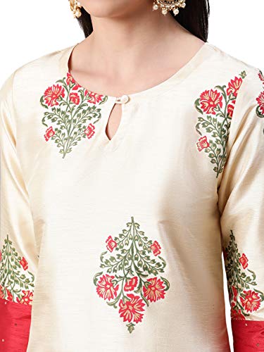 ZIYAA-Womens-Silk-Salwar-Suit-Set ZIYAA Women's Art Silk Salwar Suit Set