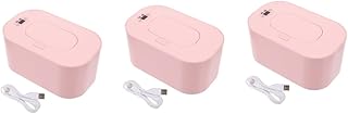Toyvian 3pcs Wet Wipe Warmer Travel Wipes Case Makeup Containers Infant Diapers Wet Tissue Large Capacity Baby Wipes Dispenser Pp Pink Baby Diaper Wipe Warmer Wet Tissue Heater Shine Rag