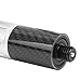 SHYEKYO Pool Cue Extension, Engineered Carbon Fiber Adjustable Extender Hold The Club Firmly Feel Billiards Accessory for Billiards Club(Telescopic Extension Handle【Mitz Style】)
