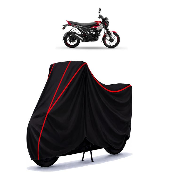 Image of Bajaj Freedom Drum Water Resistant Bike Cover for All Motorcycles & Rain | Heavy Duty Taffeta Fabric | UV Protection, Dustproof, Scratchproof | All Weather Two Wheeler Body Cover with Elastic Bottom