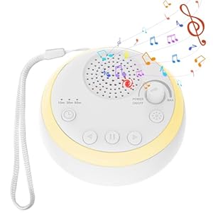 Guyisile E-Noise Baby Einschlafhilfe mit Nachtlicht