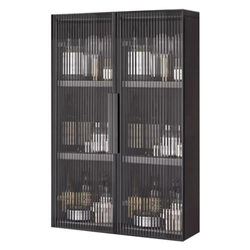 Placards de rangement muraux de cuisine en aluminium 3 niveaux