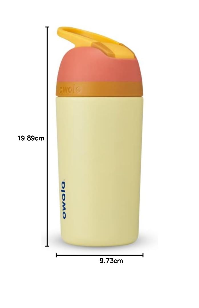 Owala Kids Flip Insulation Stainless Steel Water Bottle with Straw