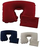 Das u-förmige Kissen entlastet die Muskulatur an Kopf-, Nacken und Schulter und ermöglicht eine besonders entspannte Körperhaltung. Dieses Nackenkissen können Sie im Flugzeug, bei Bus und Autofahrten oder im Zug nutzen.