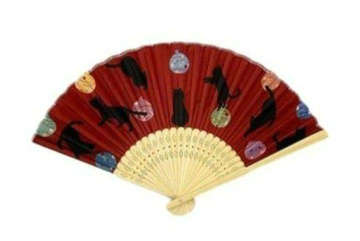 Hellery 漫画折りたたみ扇子ポータブルハンドヘルドファン