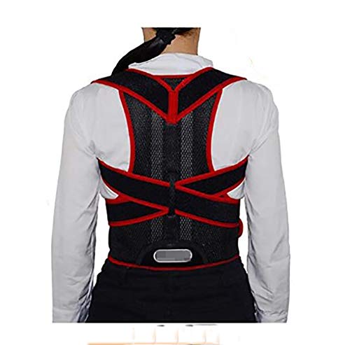 Correcteur de posture contre le dos voûté, attelle arrière invisible taille S