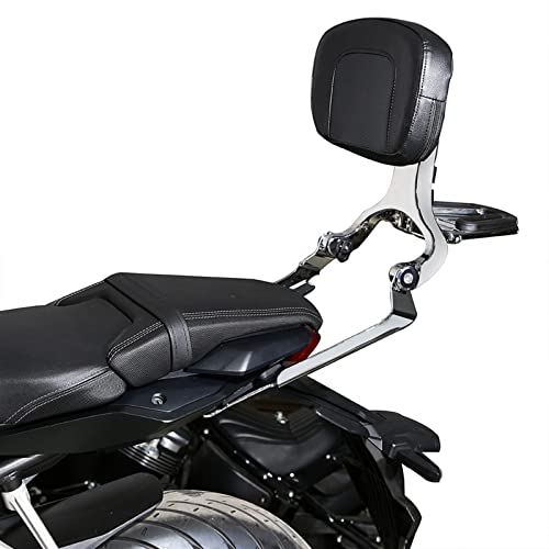 Support fixe chromé et dossier passager conducteur pour moto CB650R 2019-2020