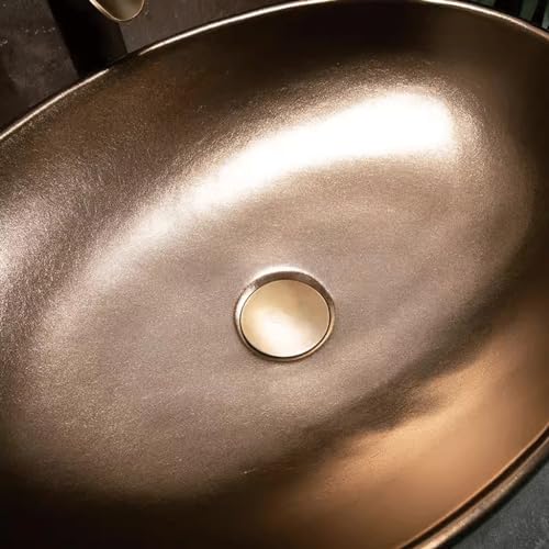 Lavabo à poser résistant en céramique pour moderniser une vasque ancienne - 4