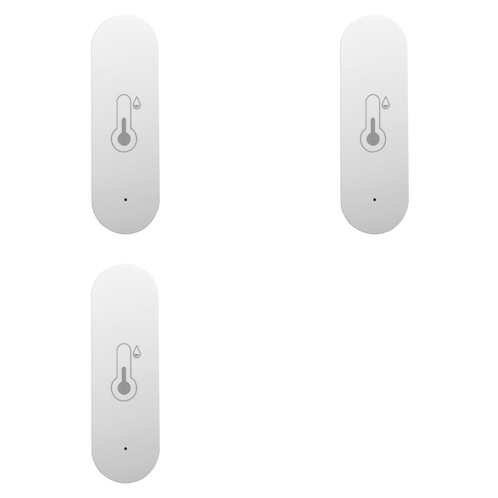 Jnchdghwa White 3X Sensor Wireless Connectivity User-Friendly App Smart Wifi Temperature And Humidity Sensor For Home Iot Device