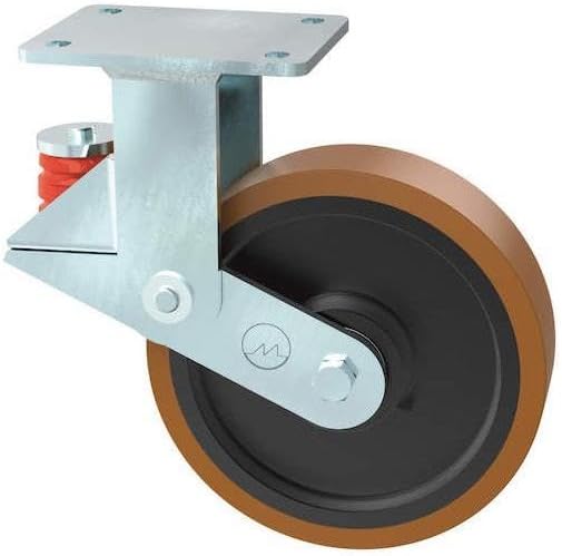 スガツネ (200054396) GHKE-SPR-82R-SAS-BL重量用ダンピングキャスター/固定車 GHKE-SPR-82R