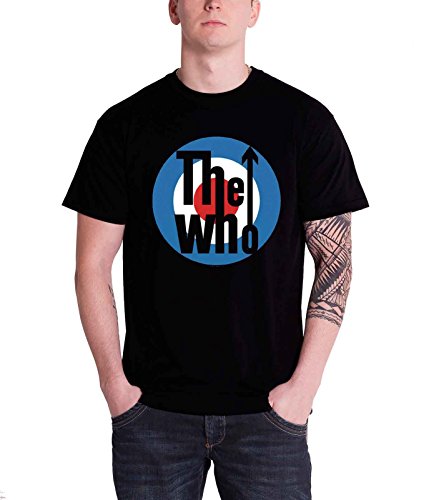 Photo de The Who Target Classic - T-Shirt - Homme - Noir (Black) - FR: Large (Taille fabricant: Large)