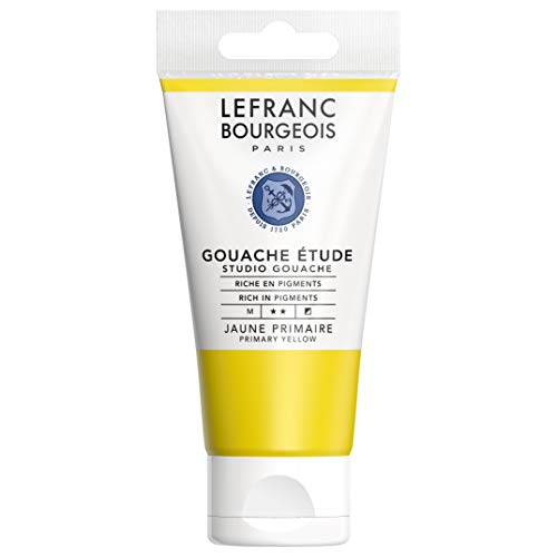 Lefranc Bourgeois Gouache Etude Tube 80ml Jaune