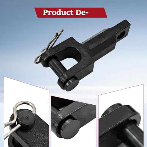 Raodelupe 2 Sets A20-6013 Rev A Tow Hooks Compatible with Peterbilt for Kenworth with Pins A65-6008 and Tow Pin A65-6000 A206013 14264AA by Raodelupe - Image 4