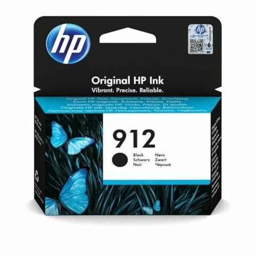 HP 912 (3YL80AE) Schwarz Original Druckerpatrone OfficeJet Pro 8010, 8012, 8014, 8015, OfficeJet Pro 8020, 8022, 8023, 8024, 8025