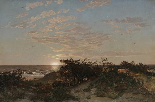 Imagen lienzo de pintura famosa William Trost Richards arte de pared con alta definición