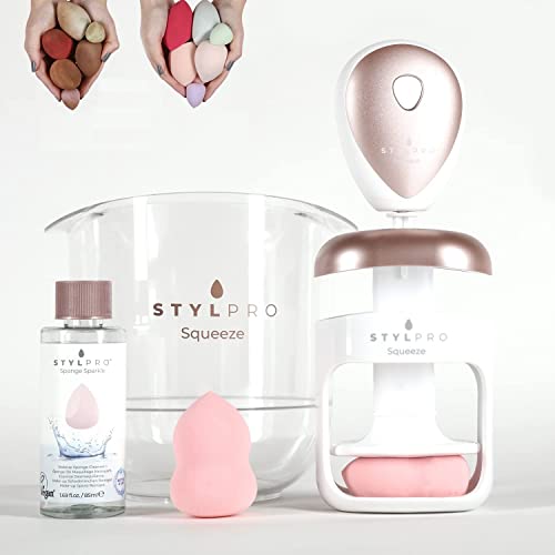 Stylpro Kit de nettoyage électrique pour éponges de maquillage avec nettoyant 85 ml Cover