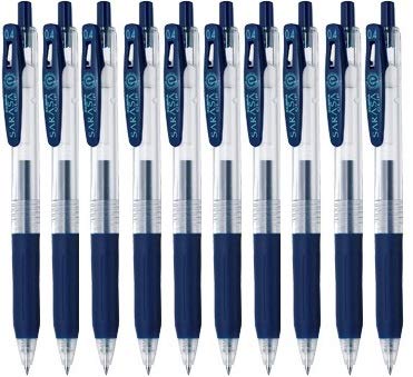 Bolígrafos Gel Zebra Sarasa Clip 0.4mm Azul Negro x10 miniatura 1