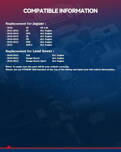 Image of KAX Pack of 8 UF618 Ignition Coil Set for Land Rover Range Rover Sport 2010-2013, LR4 2010-2013, Range Rover 2010-2012, Jaguar XF 2011-2012, 2010 5.0L, XJ 2010-2012, UF618