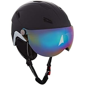CMP WA-2 Ski Helmet with Visor, Casco da Sci Unisex-Adulto, Nero, XL